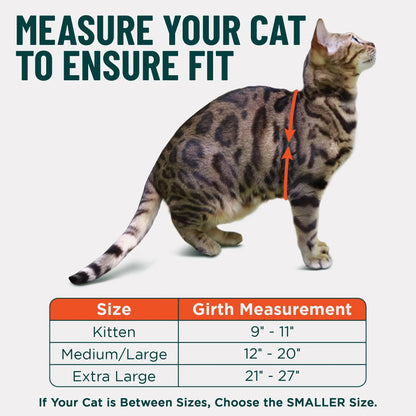 Houdini™ Escape-Proof Cat Harness & Leash Set – Adjustable Anti-Escape Vest Harness for Walking, Training & Outdoor Adventures (Comfort Fit, Secure Buckle Design)