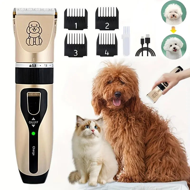 Pet Hair Clippers for Dogs & Cats – Electric Grooming Trimmer with Precision Blades 🐶🐱✂️