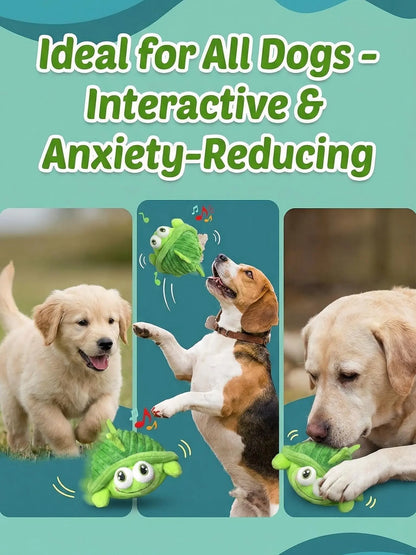 Interactive Automatic Rolling Dog Ball Toy – Motion Activated USB Rechargeable Squeaky Pet Toy for Dogs & Cats | Self-Play Boredom Relief for Indoor & Outdoor Use