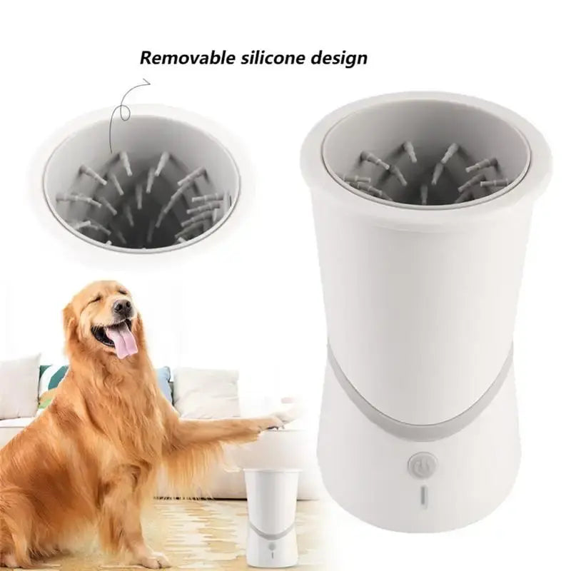 Automatic Dog Paw Cleaner Cup – Portable Silicone Paw Washer for Small & Medium Dogs | Gentle Mud & Dirt Remover for Clean Paws