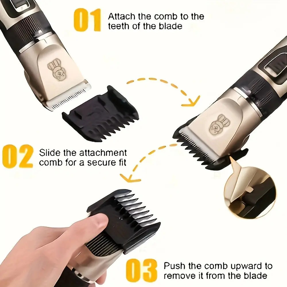 Pet Hair Clippers for Dogs & Cats – Electric Grooming Trimmer with Precision Blades 🐶🐱✂️