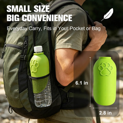 Portable Dog Water Bottle – Foldable Leak-Proof Pet Travel Water Dispenser for Walking, Hiking, Camping & Outdoor Adventures