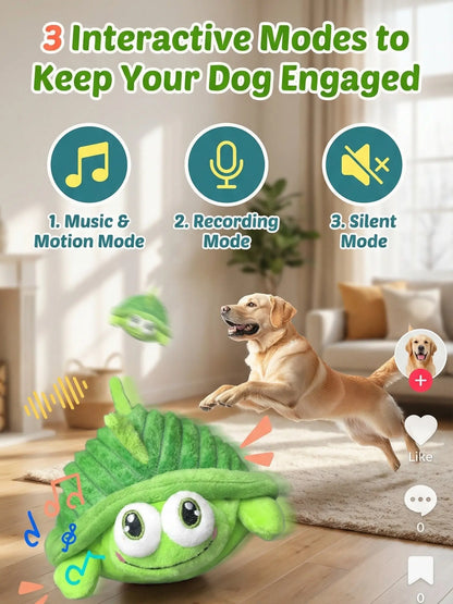 Interactive Automatic Rolling Dog Ball Toy – Motion Activated USB Rechargeable Squeaky Pet Toy for Dogs & Cats | Self-Play Boredom Relief for Indoor & Outdoor Use
