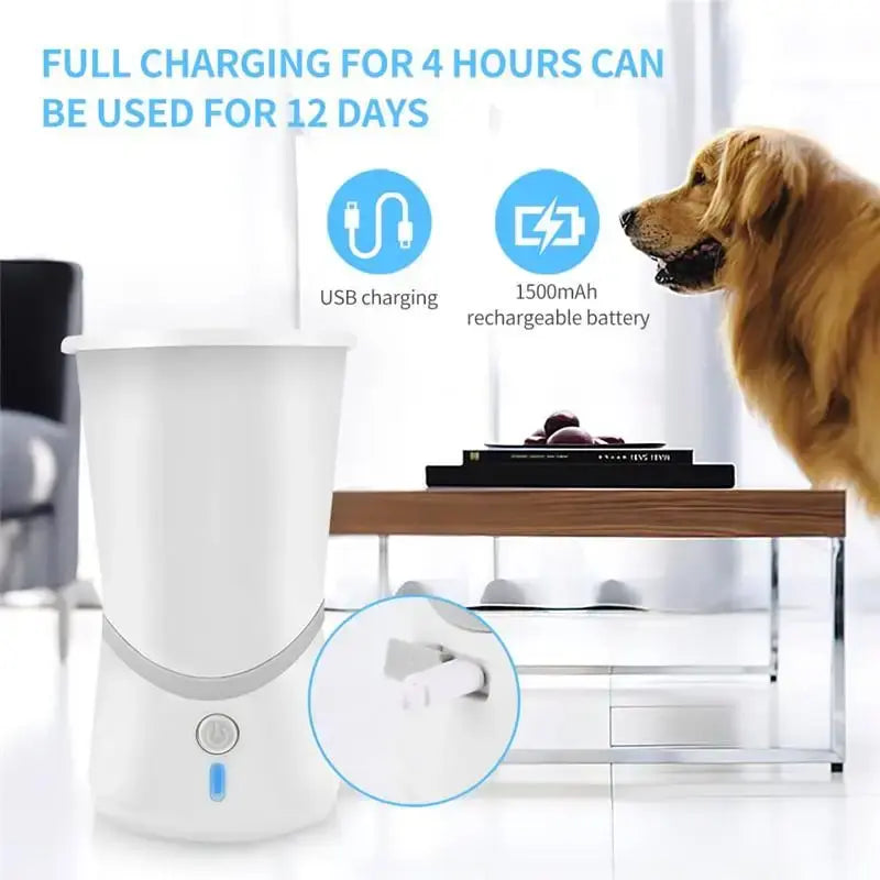 Automatic Dog Paw Cleaner Cup – Portable Silicone Paw Washer for Small & Medium Dogs | Gentle Mud & Dirt Remover for Clean Paws